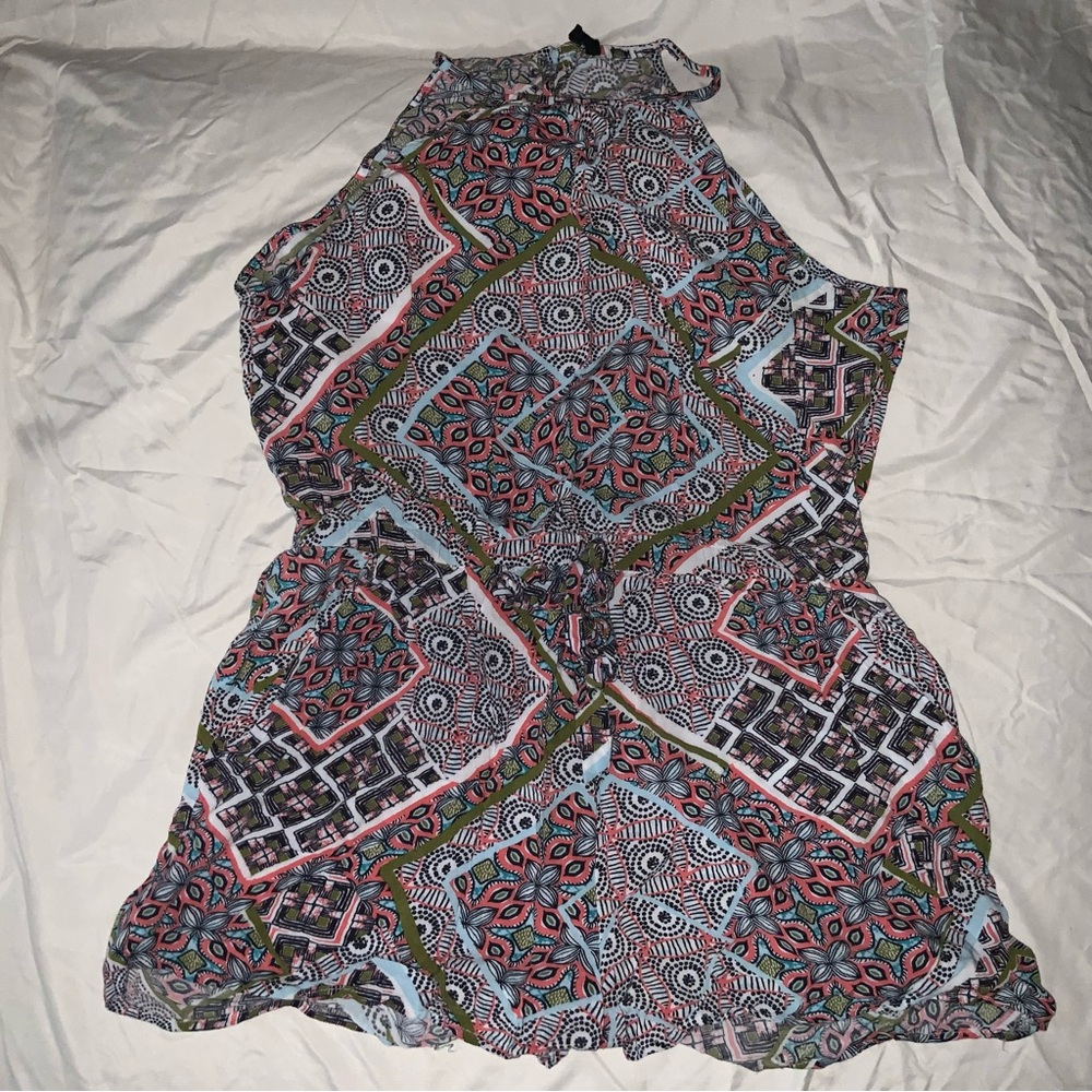 Halter-cut romper